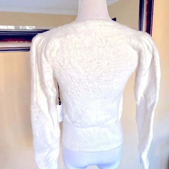 ASTR the Label Fuzzy Square Neck Cropped Sweater Women’s XL - Picture 6 of 8